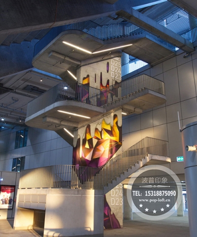 紡織谷藝術工廠loft墻繪